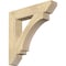 Ekena Millwork Imperial Slat Rough Sawn Bracket, Douglas Fir, 6"W x 34"D x 34"H BKT06X34X34IMP06RDF - alternate 1